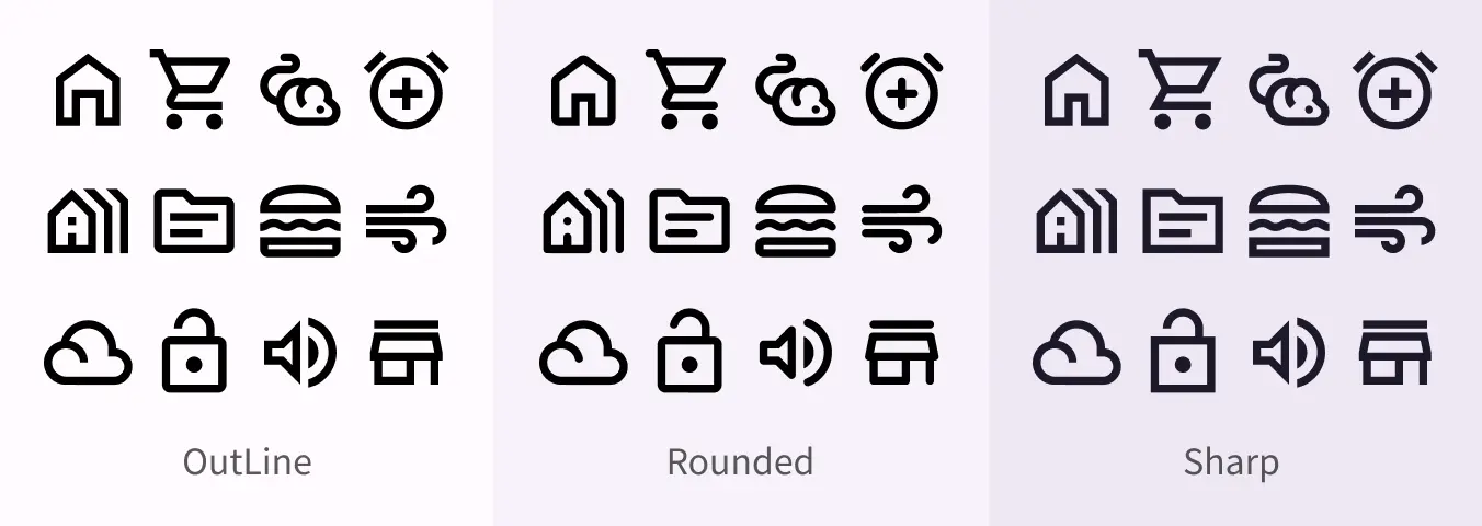 Material Design 图标风格